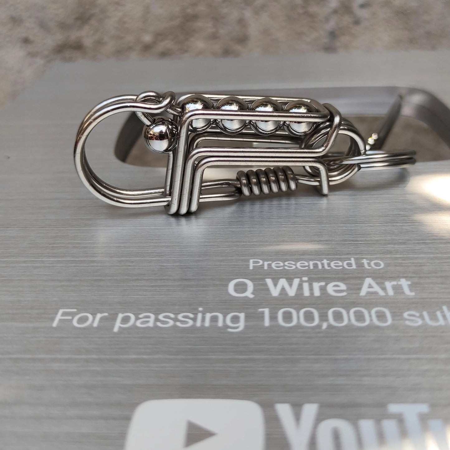 Minimalist Handmade Keychain – Inspired by Outdoor & Hiking Style