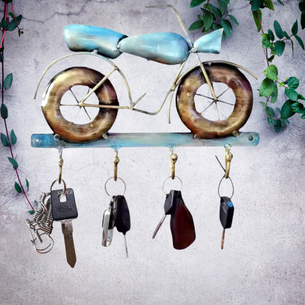 Handmade Harley-Inspired Motorcycle Keychain – Bold Biker Style