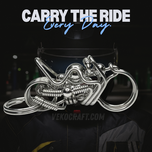 Keychain handmade idia motorcycel