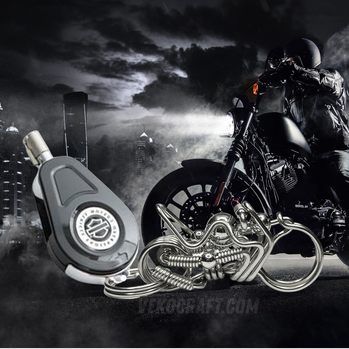 Keychain handmade idia motorcycel