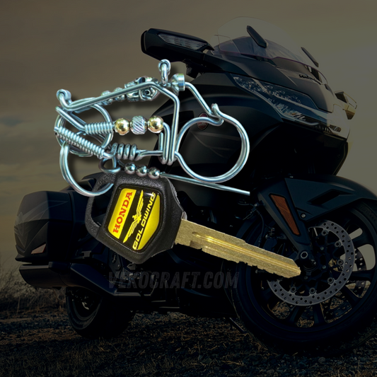 Handmade Skull Motorbike Keychain – Badass & Unique