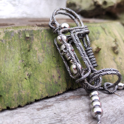 Skull Damascus Keychain – Bold Biker Spirit, Handcrafted Steel
