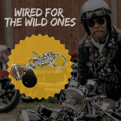 Keychain handmade idia motorcycel